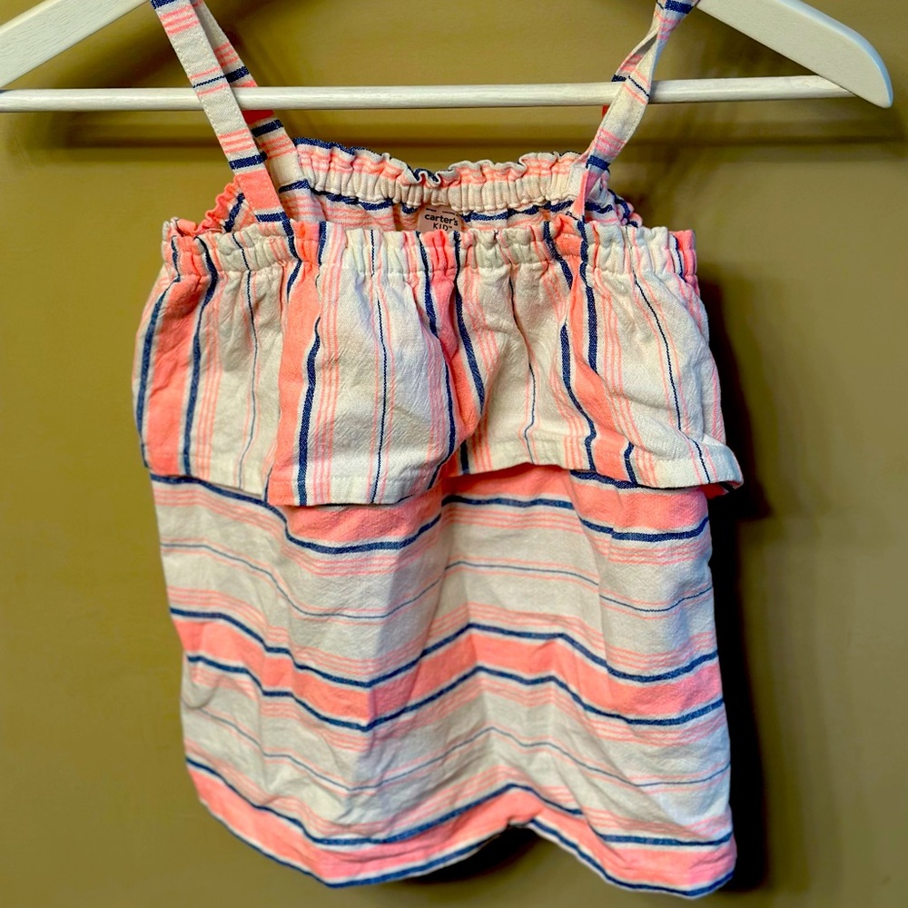 Girls Cat and Jack Canvas Tank